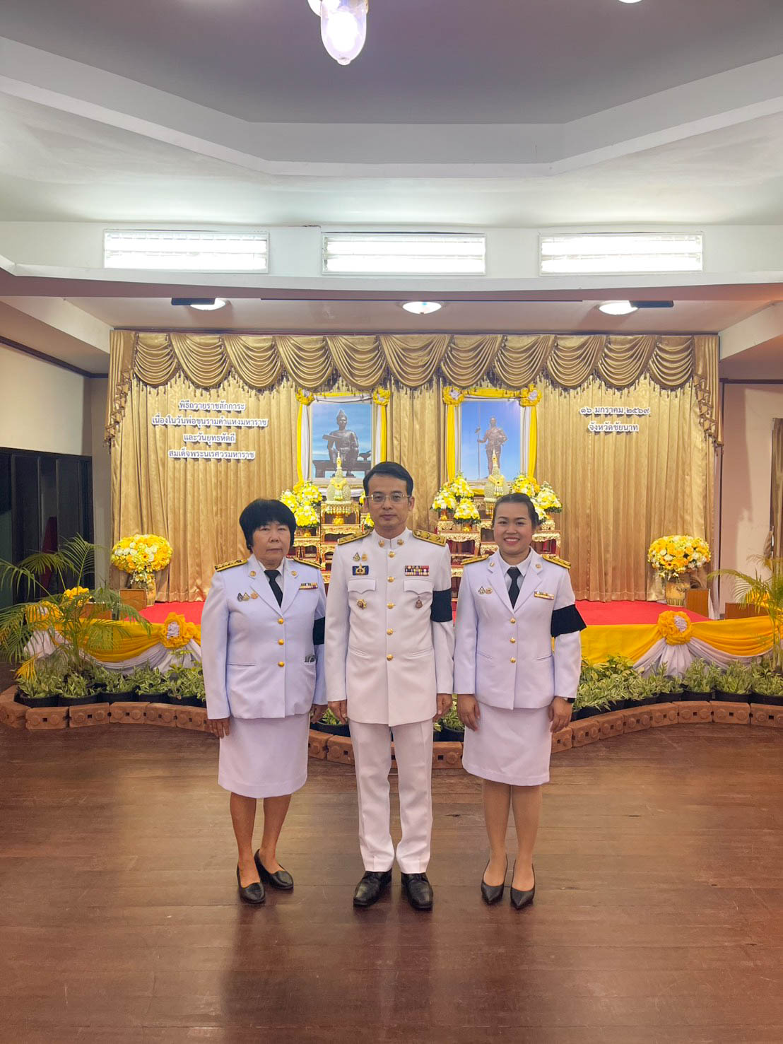 เข้าร่วมพิธีถวายราชสักการะ เนื่องในวันพ่อขุนรามคำแหงมหาราชและวันยุทธหัตถีสมเด็จพระนเรศวรมหาราช ประจำปี2569